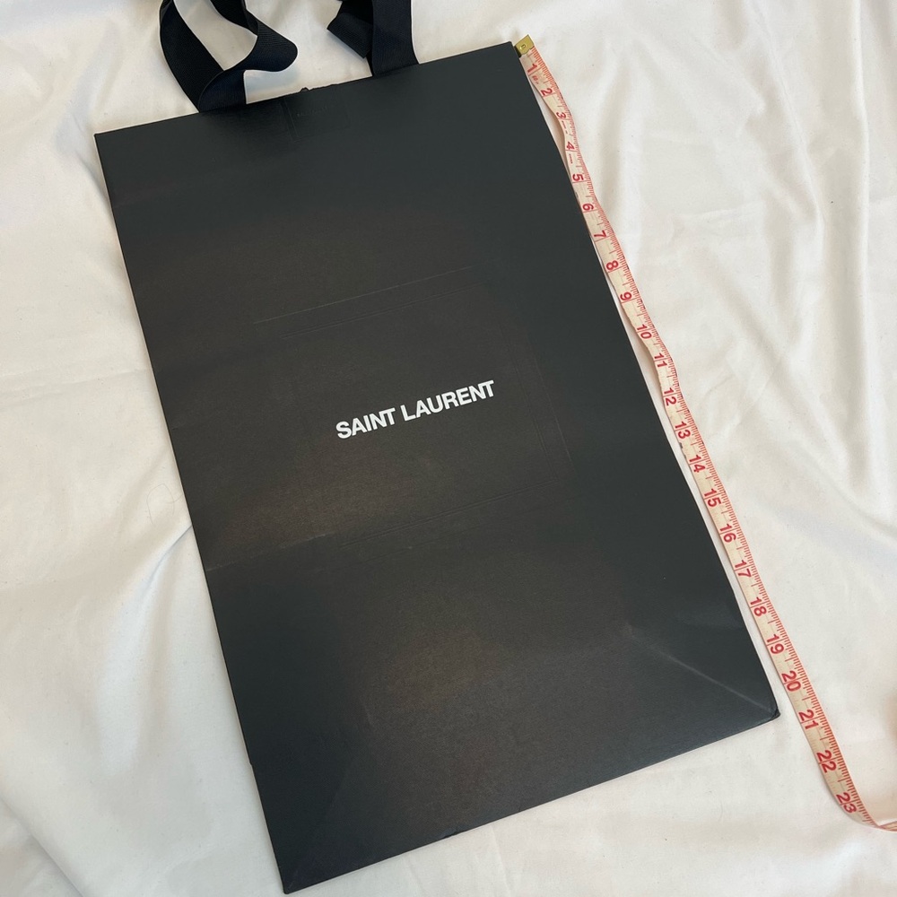 Authentic Saint Laurent shopping bag